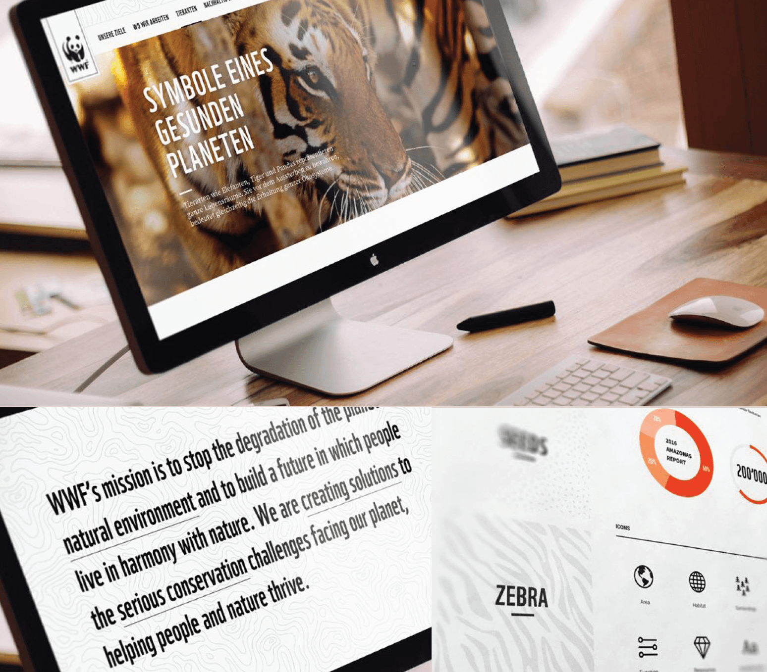 Design pattern of the WWF's digital presence || null